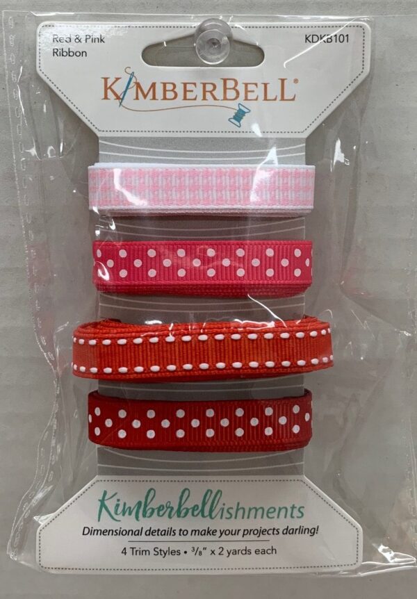 Kimberbell - Red & Pink Ribbon