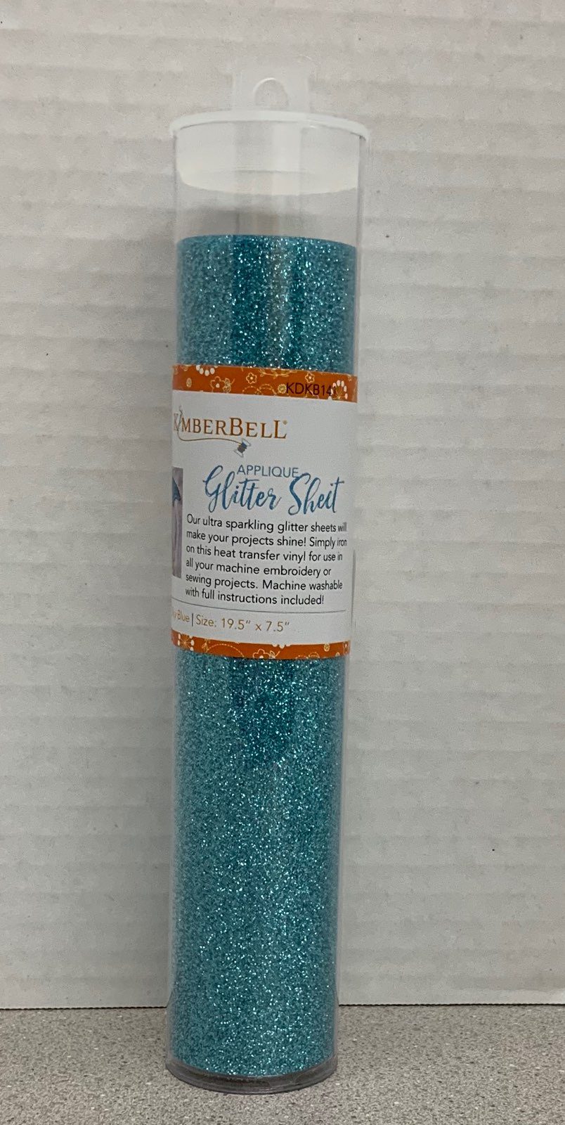 Kimberbell Applique Glitter Sheet - Sky Blue