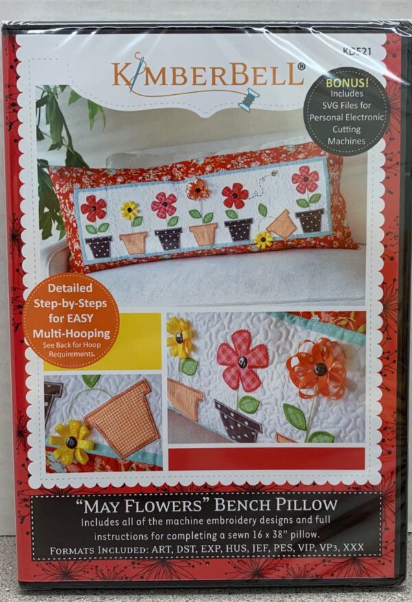 Kimberbell CD May Flowers - Machine Embroidery