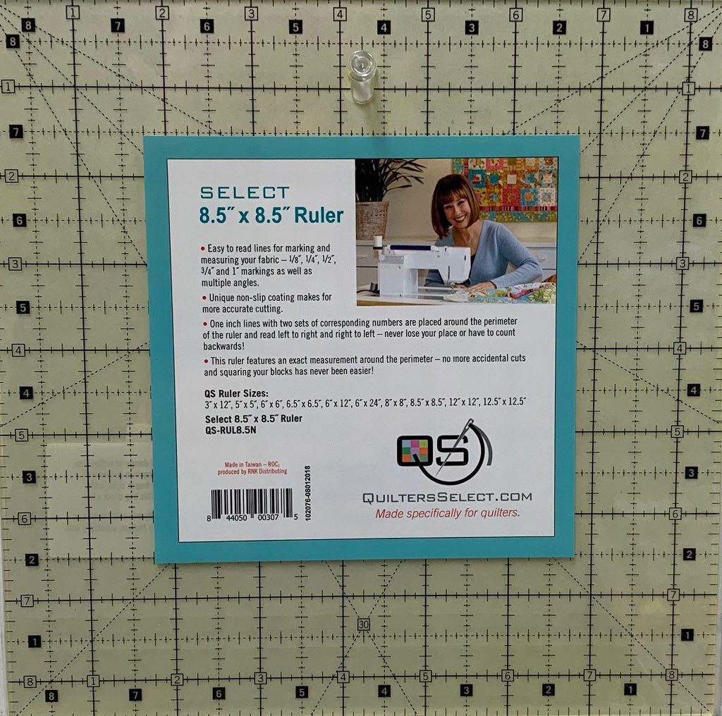 Quilters Select - 8.5"x8.5" Ruler
