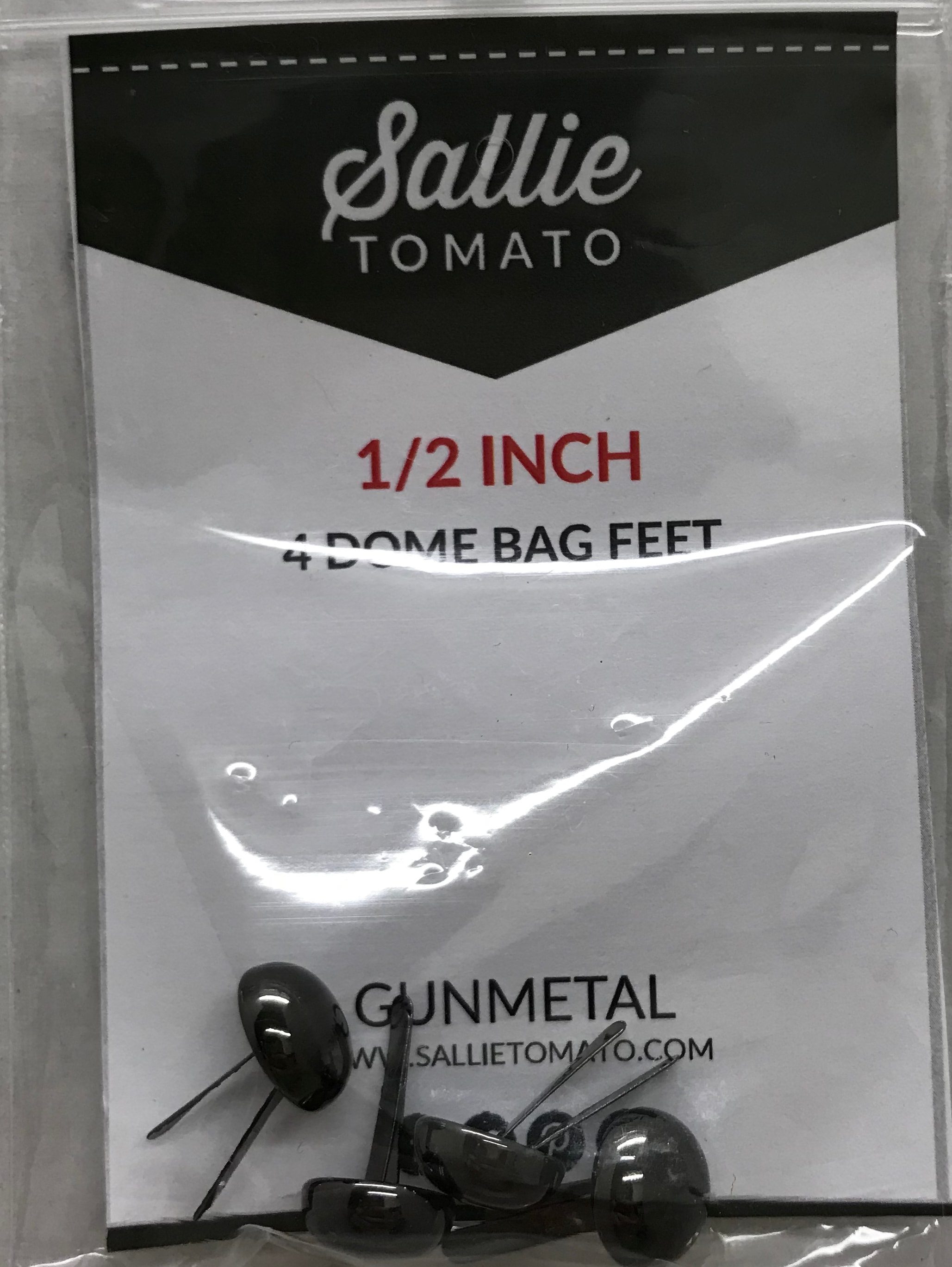 Dome Bag Feet - 1/2" - Gunmetal