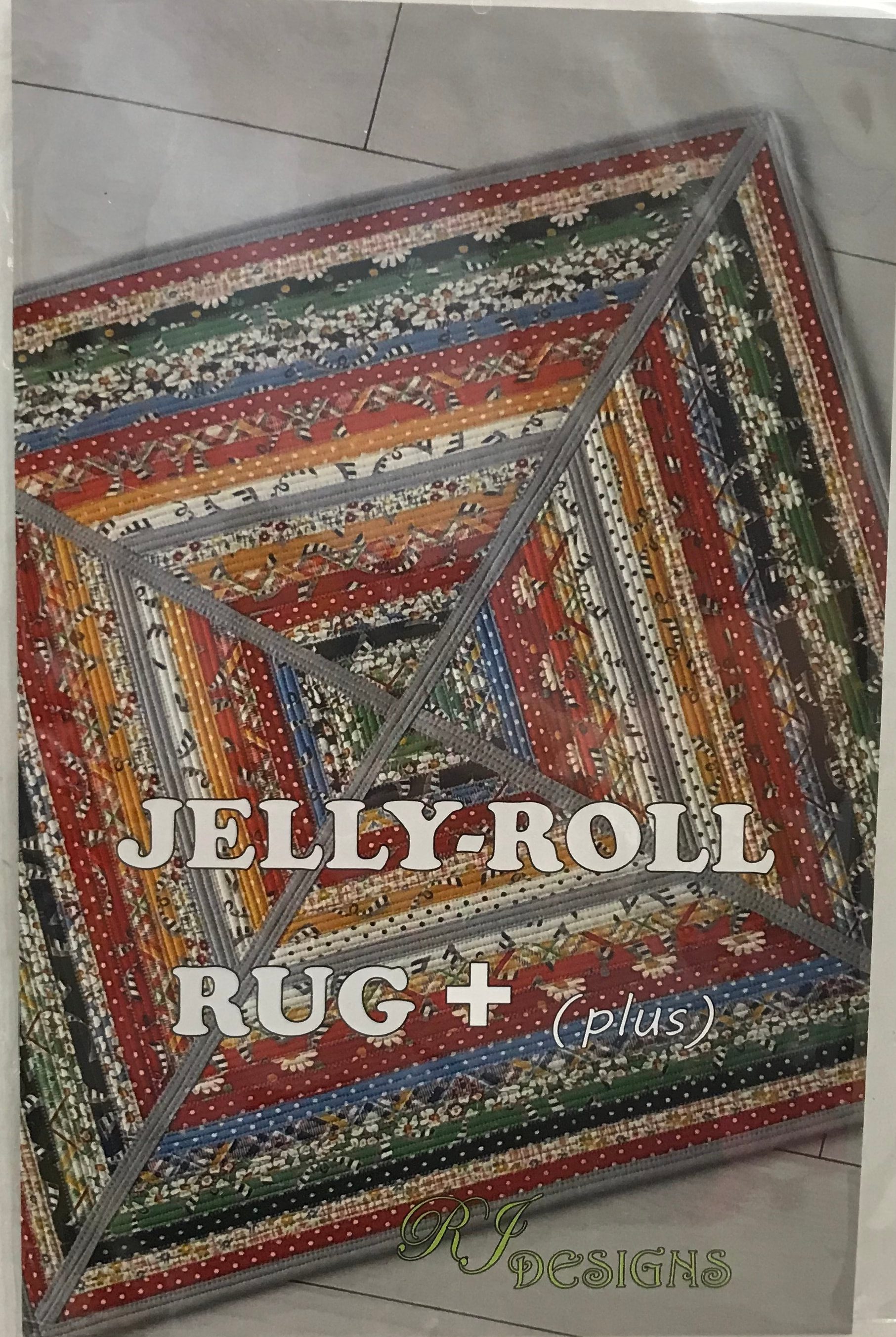 Jelly Roll Rug Plus Pattern