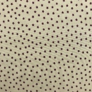 Stars - Beige/Cherry