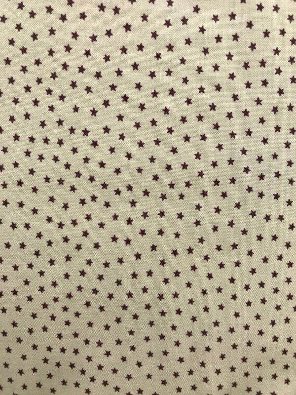 Stars - Beige/Cherry