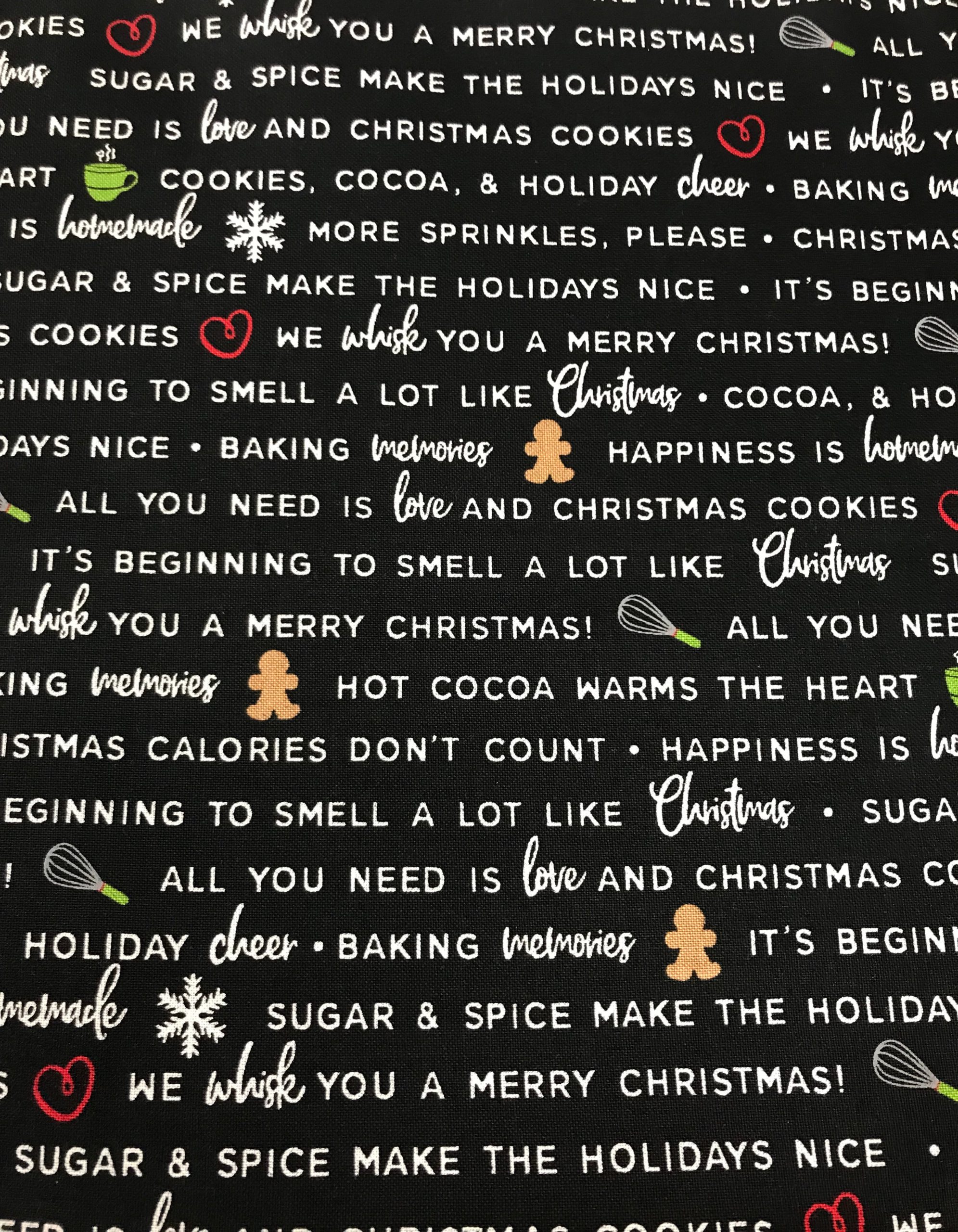 Kimberbell - We Whisk You a Merry Christmas - Baking Phrases