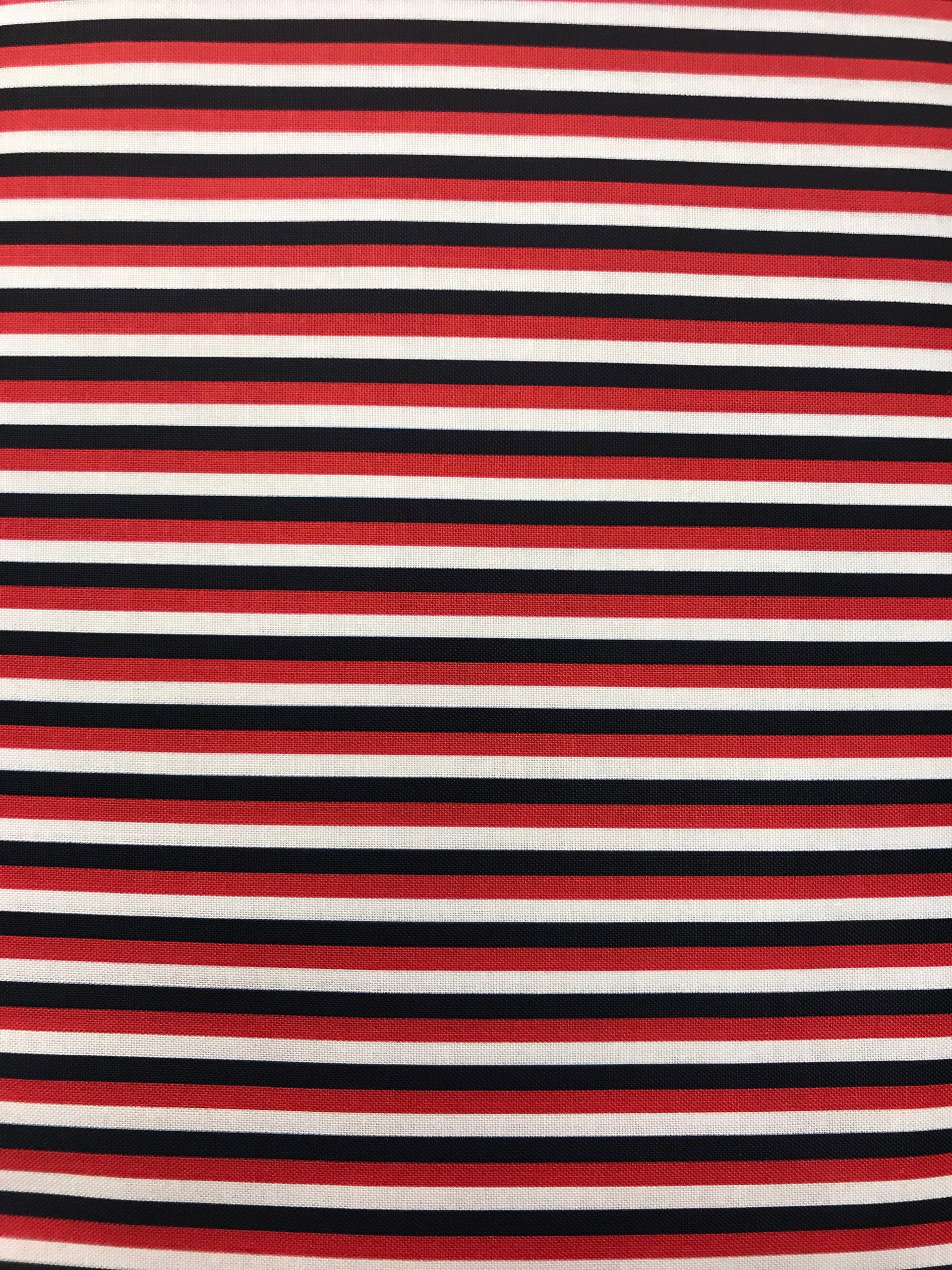 Stripe - Red/Navy