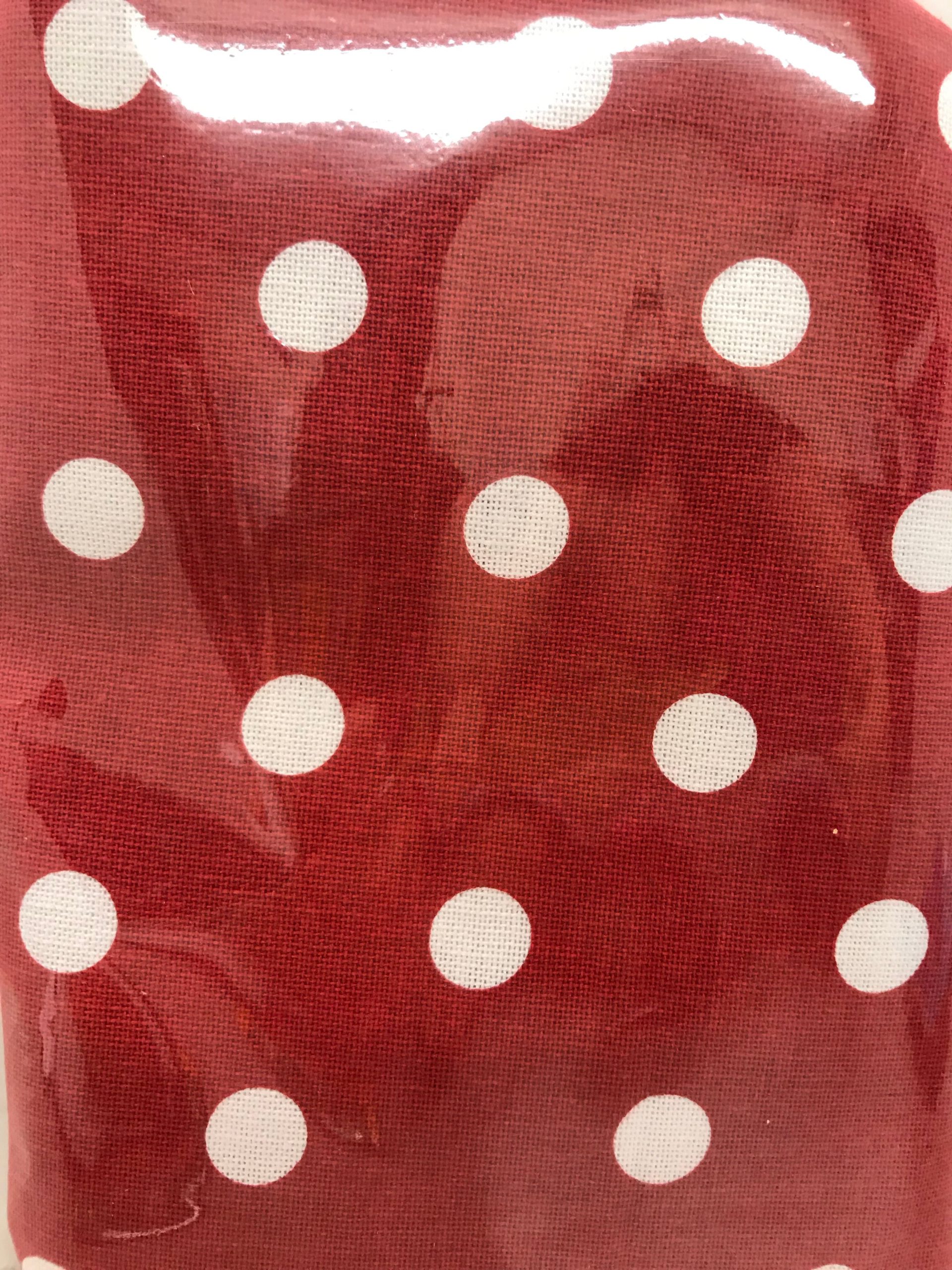 Red Polka Dot Tea Towel