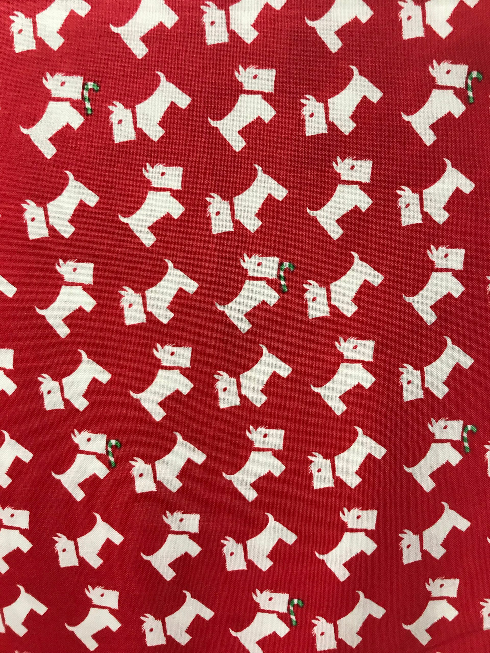 Candy Cane Lane - Red Scotties
