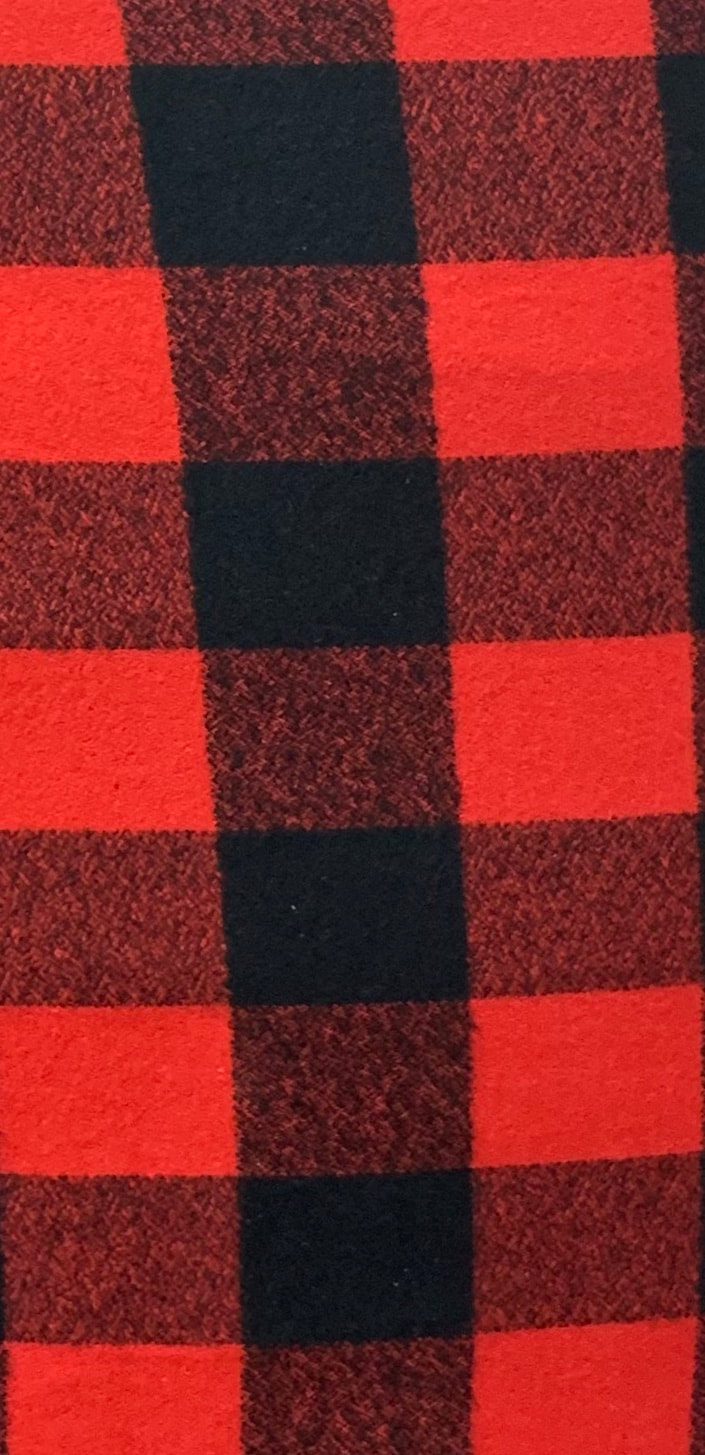 Mammoth Flannel - Red Black Check
