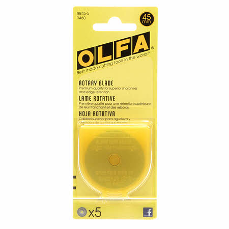 Olfa 45- Replacement Blades - 5 Package