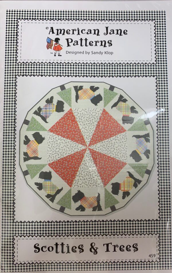 American Jane Patterns - Scotties & Trees