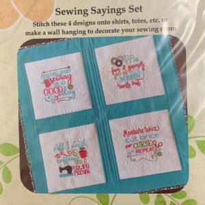 Embroidery Garden - Sewing Sayings Set ME CD