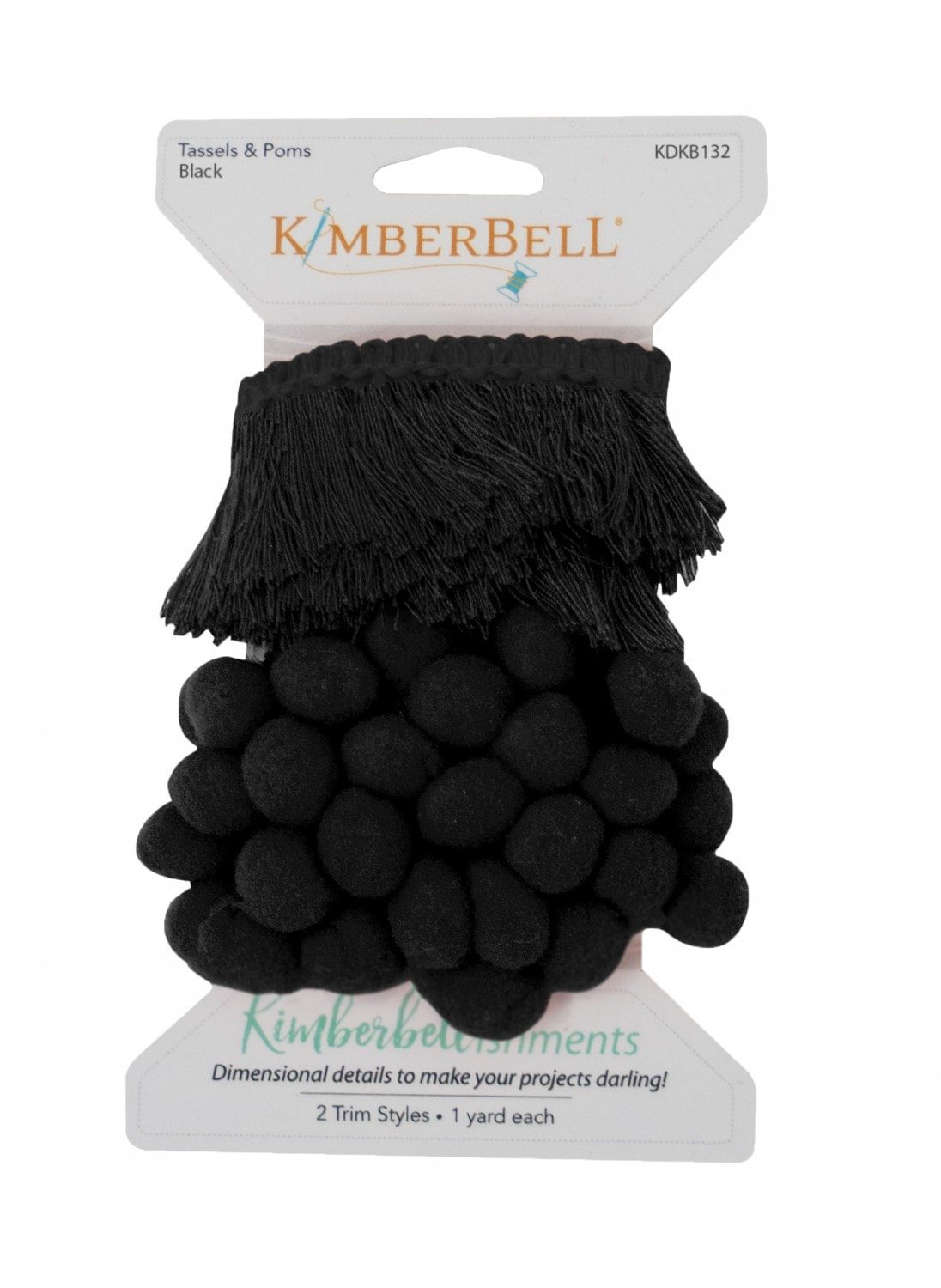 Kimberbell - Tassels & Poms Black