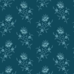 Andover - Laundry Basket - Royal Blue - Deep Sea Chrysant