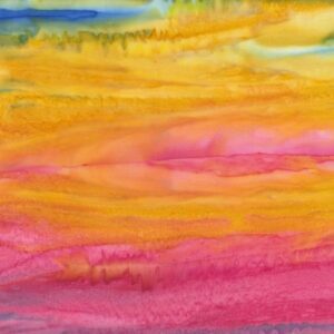 Timeless Treasures - BT - Wavy Fans Batik - Sunset