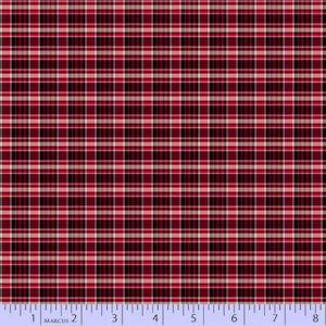 Marcus Fabrics - Primo Plaid Flannel - Red/Black Check
