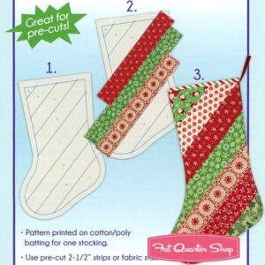 June Tailor - Quilt As You Go - Holiday Stocking