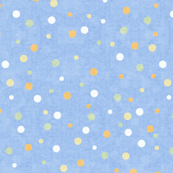 QT Minky Lullaby Dots - Blue