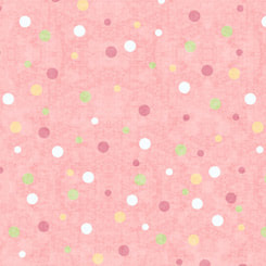 QT Minky Lullaby Dots - Pink