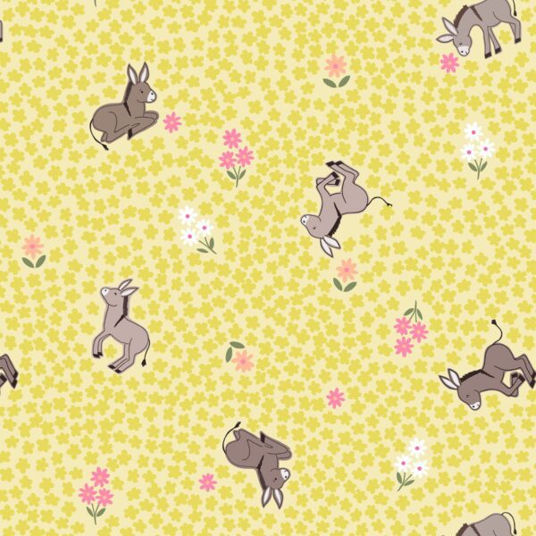 Lewis & Irene- Piggy Tales Dinky Donkey - Yellow