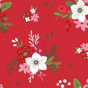 Riley Blake - Holly Holiday - Main Red