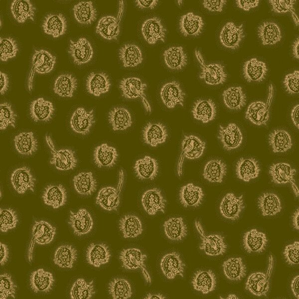 Henry Glass - Kim Diehl - Farmhouse Christmas - Green Cameo