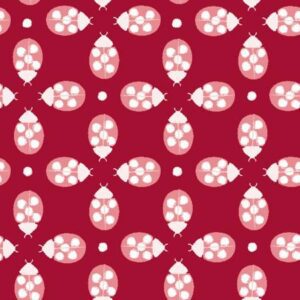 Clothworks - Ladybug Mania - Lt Red Lady Bug