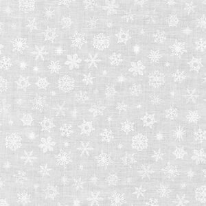 Robert Kaufmann- White on White (Mini Snowflakes)