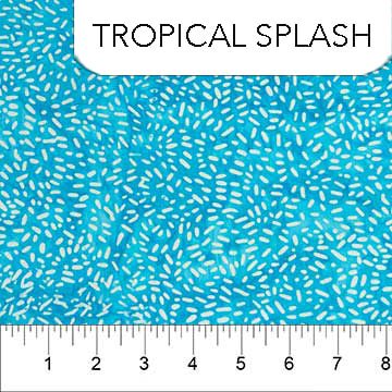 Northcott- Banyan Batiks Ketan Tropical Splash
