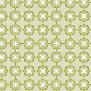 Benartex- Gathering Grand Tiles Apple