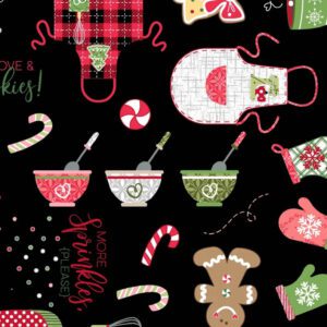 Kimberbell - Christmas Baking Toss Black