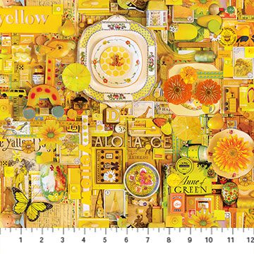 Northcott- Color Collage Yellow