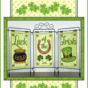Janine Babich Designs- Luck of the Irish Table Topper ME CD
