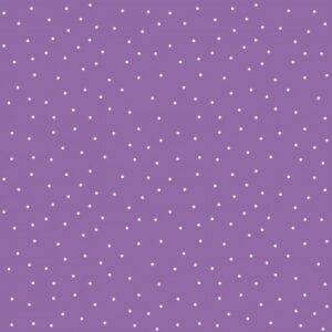 Maywood Studios- Kimberbell Basics -Purple/White Polka Dots