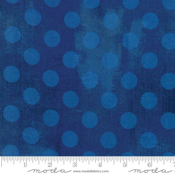 Moda- Dot Grunge- Cobalt