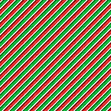 Quilting Treasures- Whirlwind Red/Green Stripe