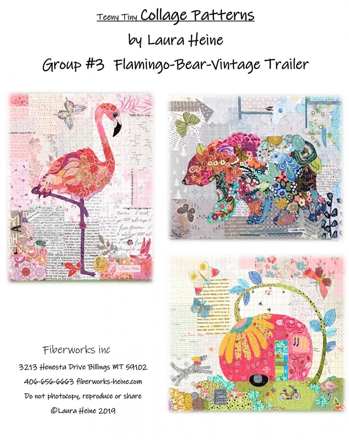 Laura Heine- Teeny Tiny Collage Patterns Group 3