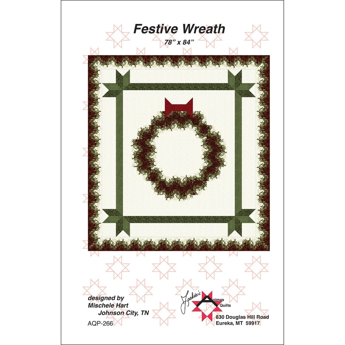 Benartex- Festive Wreath pattern
