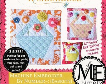 Kimberbell Baskets by Numbers Embroidery CD